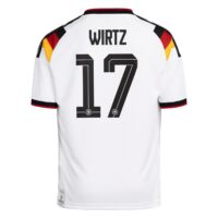 Germany National Team adidas Home Shirt 2026 - Kids with Wirtz 17 printing