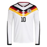 Germany National Team adidas Home Shirt 2026 - Long Sleeve with Musiala 10 printing