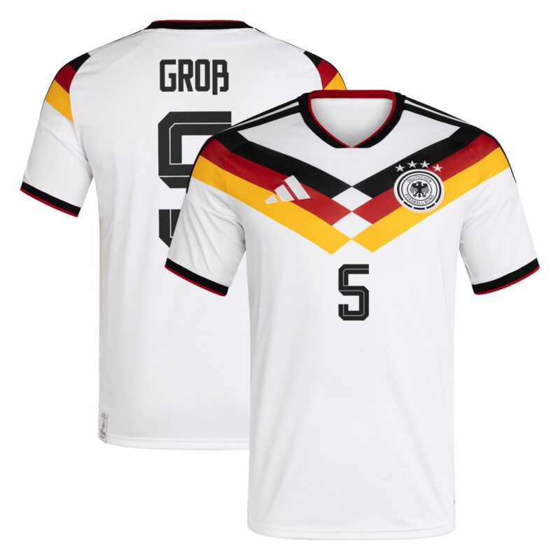 A2B image: germany-national-team-adidas-home-shirt-2026-with-gros-5-printing Germany National Team adidas Home Shirt 2026 with Groß 5 printing