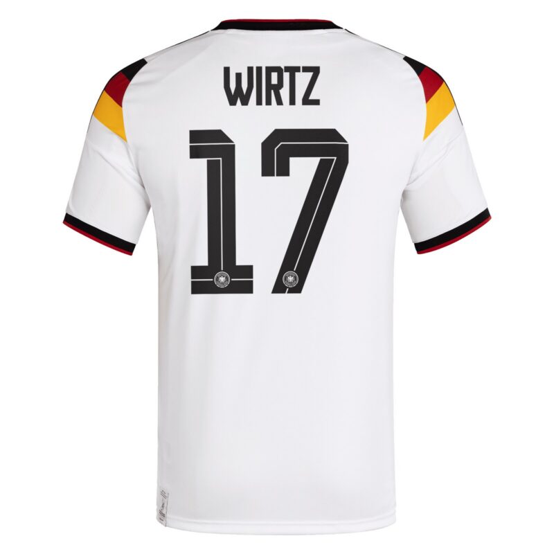 Germany National Team adidas Home Shirt 2026 with Wirtz 17 printing