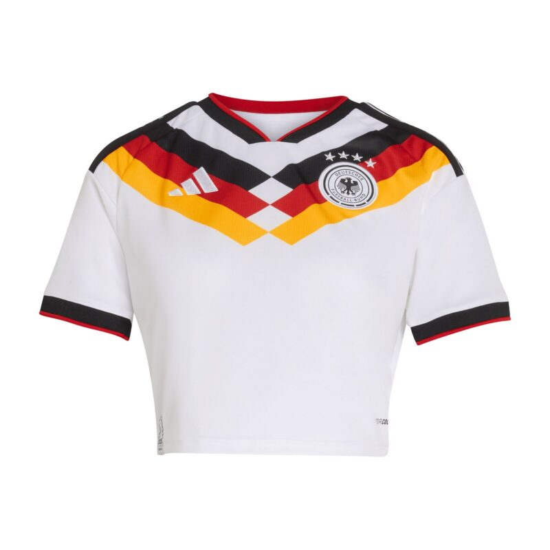 A2B image: germany-national-team-adidas-home-shirt-2026-womens-cropped Germany National Team adidas Home Shirt 2026 - Womens Cropped