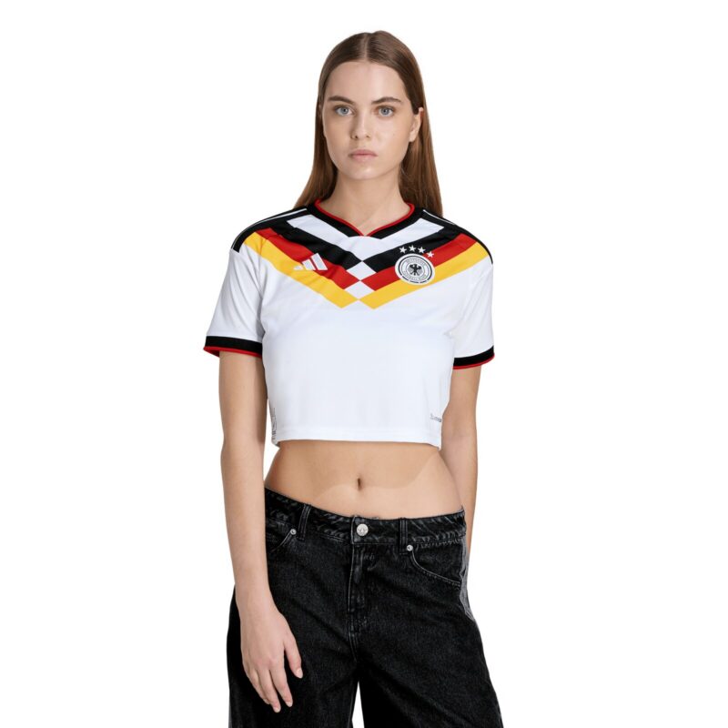 A2B image: germany-national-team-adidas-home-shirt-2026-womens-cropped Germany National Team adidas Home Shirt 2026 - Womens Cropped