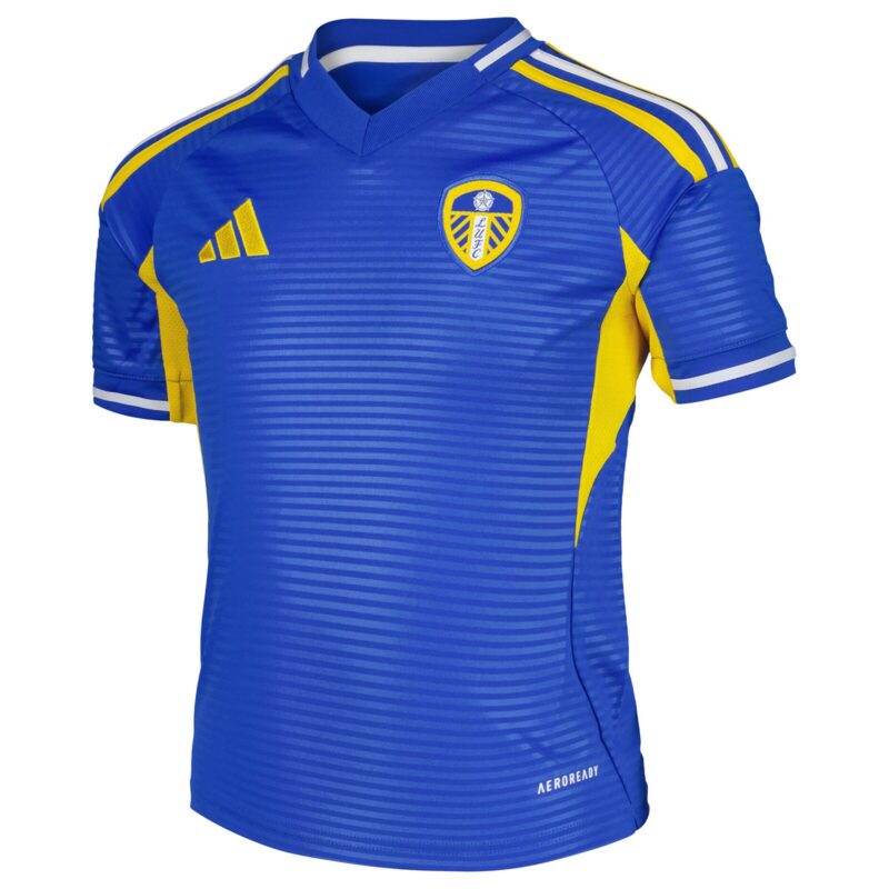 Leeds United adidas Away Shirt 2025-26 - Kids