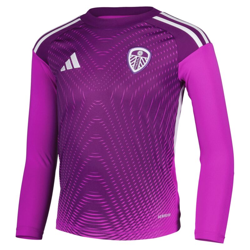 Leeds United adidas Goalkeeper Shirt 2025-26 - Long Sleeve - Kids