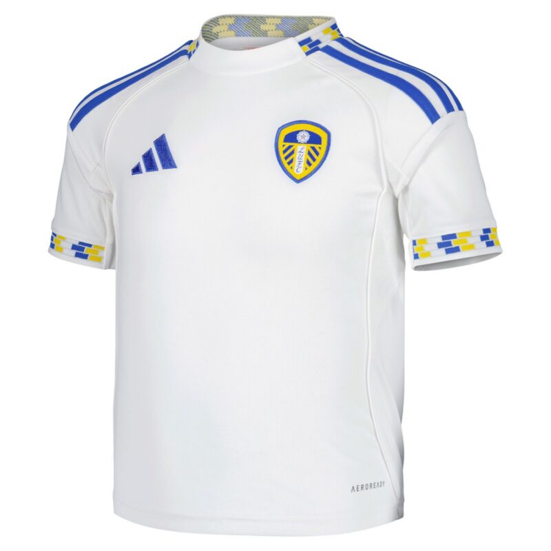 Leeds United adidas Home Replica Shirt 2025-26 - Kids