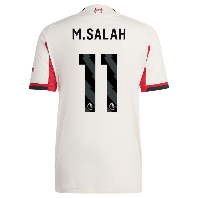Liverpool adidas Away Authentic Shirt 2025-26 with M.Salah 11 printing