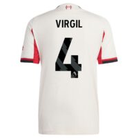 Liverpool adidas Away Authentic Shirt 2025-26 with Virgil 4 printing