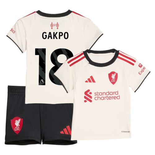 A2B image: liverpool-adidas-away-babykit-2025-26-with-gakpo-18-printing Liverpool adidas Away Babykit 2025-26 with Gakpo 18 printing