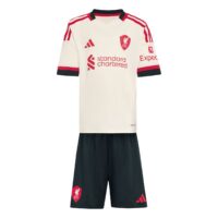 Liverpool adidas Away Minikit 2025-26 with Ekitike 22 printing