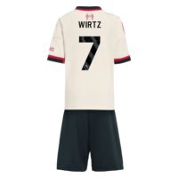 Liverpool adidas Away Minikit 2025-26 with Wirtz 7 printing