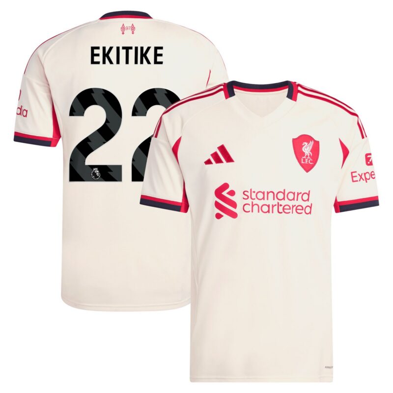 A2B image: liverpool-adidas-away-shirt-2025-26-with-ekitike-22-printing Liverpool adidas Away Shirt 2025-26 with Ekitike 22 printing