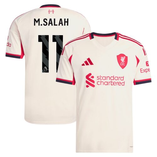 Liverpool adidas Away Shirt 2025-26 with M.Salah 11 printing
