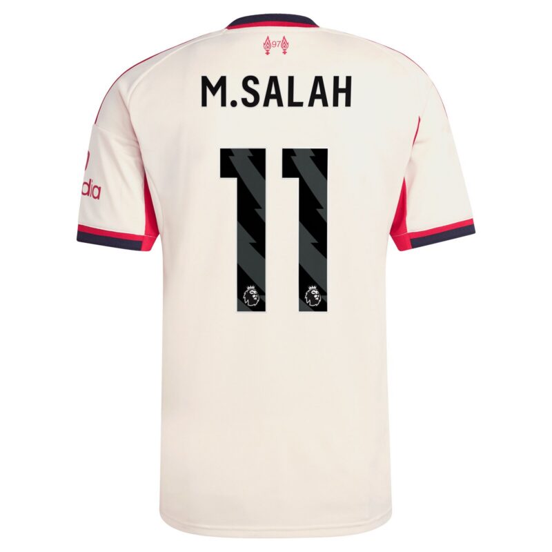 Liverpool adidas Away Shirt 2025-26 with M.Salah 11 printing