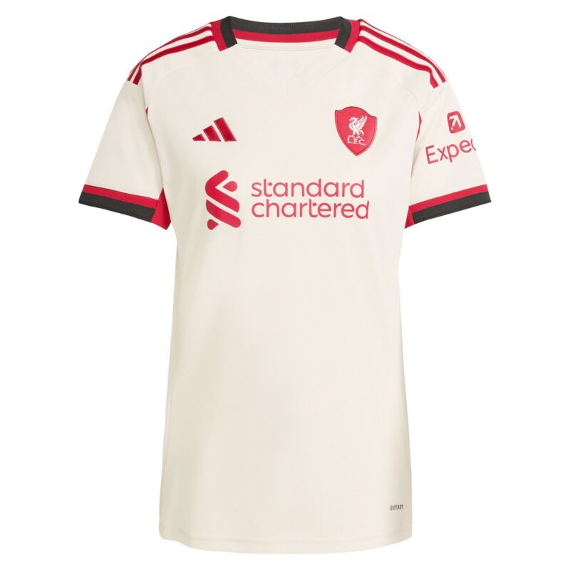 A2B image: liverpool-adidas-away-shirt-2025-26-womens-with-ekitike-22-printing Liverpool adidas Away Shirt 2025-26 - Womens with Ekitike 22 printing