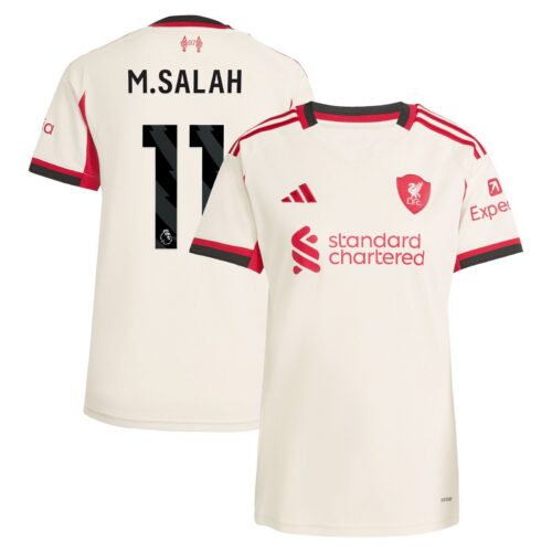 Liverpool adidas Away Shirt 2025-26 - Womens with M.Salah 11 printing