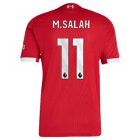 Liverpool adidas Home Authentic Shirt 2025-26 with M.Salah 11 printing