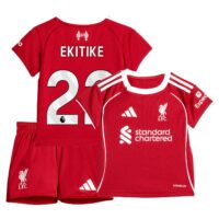 Liverpool adidas Home Babykit 2025-26 with Ekitike 22 printing