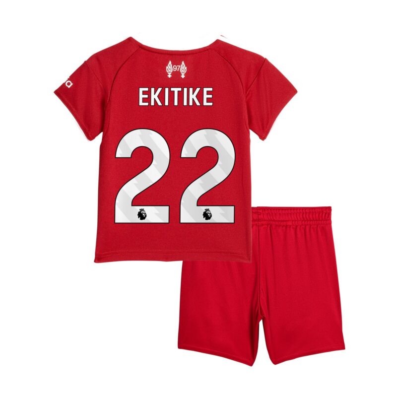 Liverpool adidas Home Babykit 2025-26 with Ekitike 22 printing