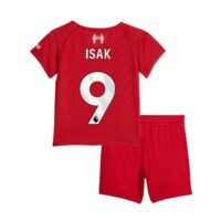 Liverpool adidas Home Babykit 2025-26 with Isak 9 printing