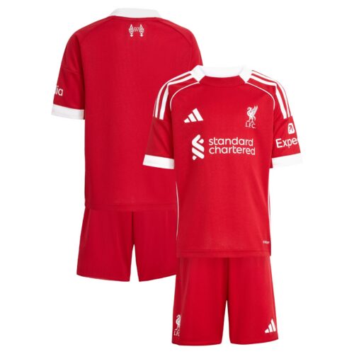Liverpool adidas Home Replica Minikit 2025-26