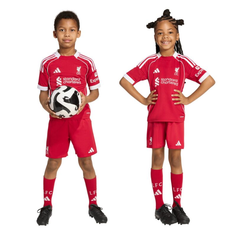 Liverpool adidas Home Replica Minikit 2025-26