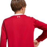 Liverpool adidas Home Shirt 2025-26 - Kids - Long Sleeve