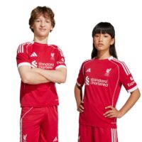 A2B image: liverpool-adidas-home-replica-shirt-2025-26-kids Liverpool adidas Home Replica Shirt 2025-26 - Kids