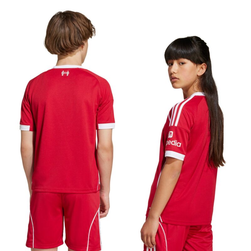 A2B image: liverpool-adidas-home-replica-shirt-2025-26-kids Liverpool adidas Home Replica Shirt 2025-26 - Kids