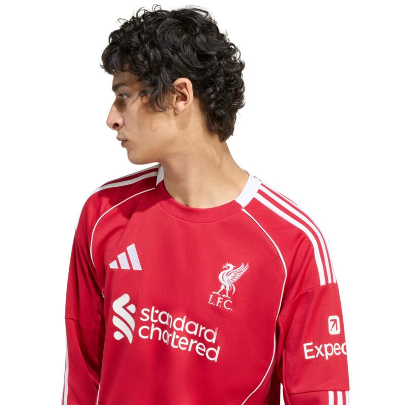 Liverpool adidas Home Replica Shirt 2025-26 - Long Sleeve