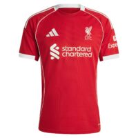 Liverpool adidas Home Shirt 2025-26 with Ekitike 22 printing