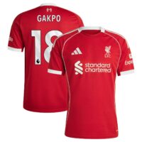 A2B image: liverpool-adidas-home-shirt-2025-26-with-gakpo-18-printing Liverpool adidas Home Shirt 2025-26 with Gakpo 18 printing