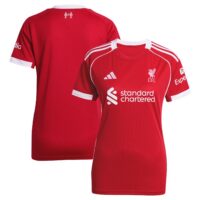 Liverpool adidas Home Shirt 2025-26 - Womens