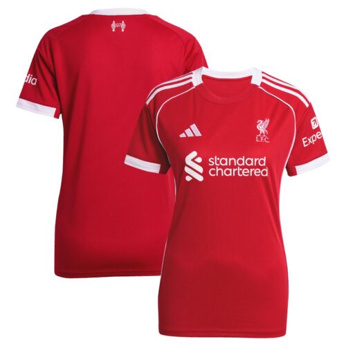 Liverpool adidas Home Shirt 2025-26 - Womens