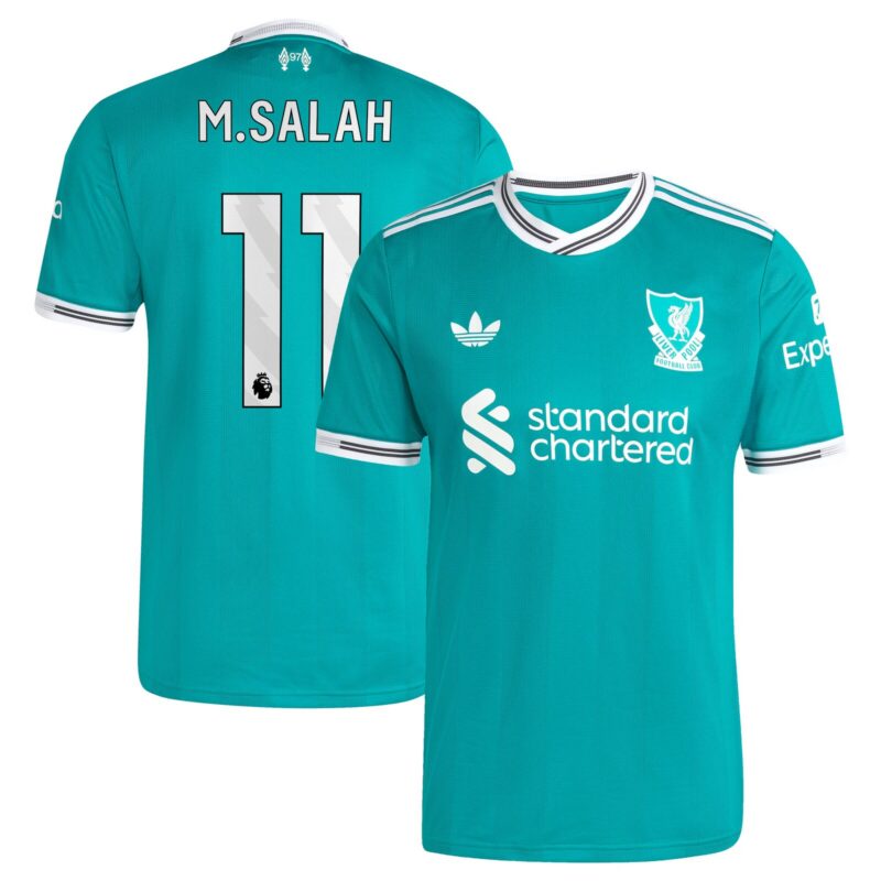 Liverpool adidas Third Authentic Shirt 2025-26 with M.Salah 11 printing