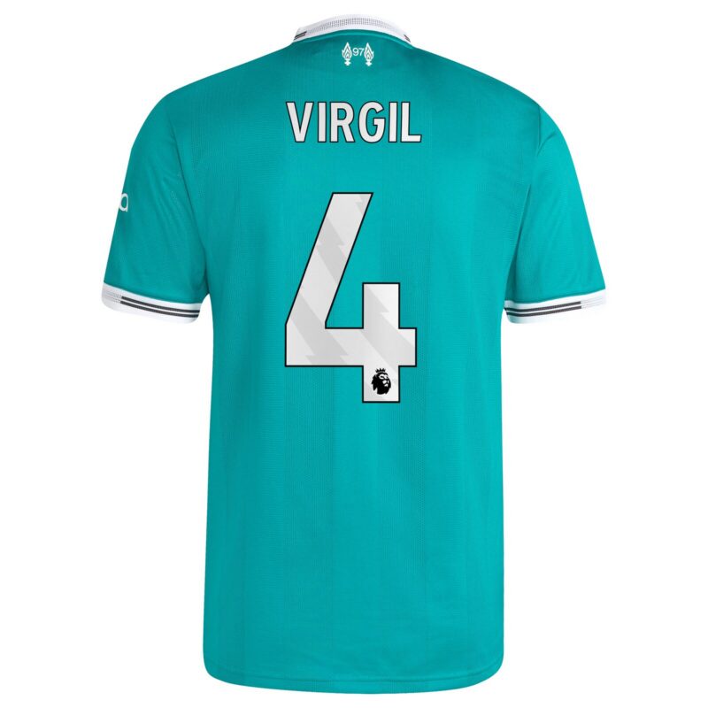 Liverpool adidas Third Authentic Shirt 2025-26 with Virgil 4 printing