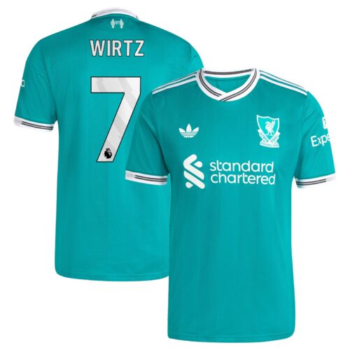 A2B image: liverpool-adidas-third-authentic-shirt-2025-26-with-wirtz-7-printing Liverpool adidas Third Authentic Shirt 2025-26 with Wirtz 7 printing