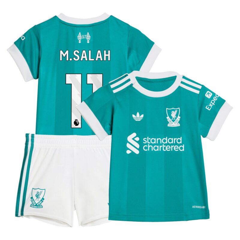 Liverpool adidas Third Babykit 2025-26 with M.Salah 11 printing