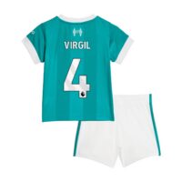 Liverpool adidas Third Babykit 2025-26 with Virgil 4 printing
