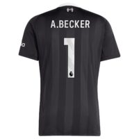 Liverpool adidas Third Goalkeeper Replica Shirt 2025-26 with A.Becker 1 printing