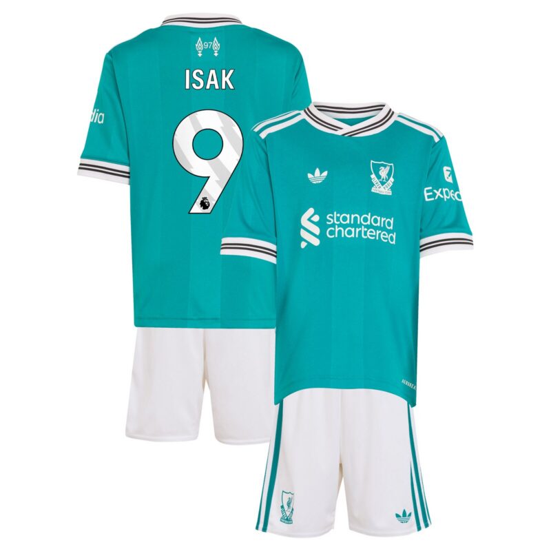 A2B image: liverpool-adidas-third-minikit-2025-26-with-isak-9-printing Liverpool adidas Third Minikit 2025-26 with Isak 9 printing