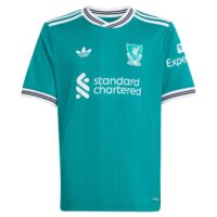 Liverpool adidas Third Shirt 2025-26 - Kids with Isak 9 printing