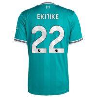Liverpool adidas Third Replica Shirt 2025-26 with Ekitike 22 printing