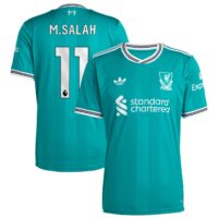 Liverpool adidas Third Shirt 2025-26 with M.Salah 11 printing