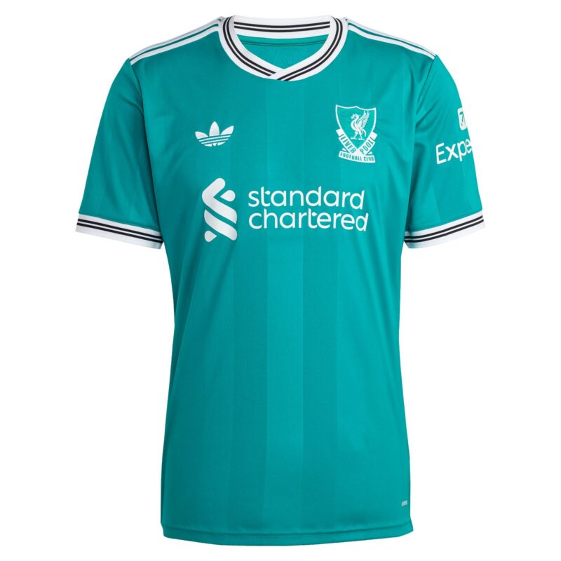Liverpool adidas Third Shirt 2025-26 with Virgil 4 printing