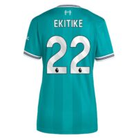 Liverpool adidas Third Shirt 2025-26 - Womens with Ekitike 22 printing