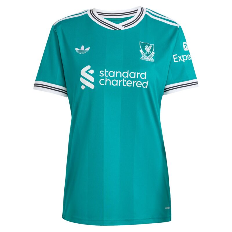 Liverpool adidas Third Shirt 2025-26 - Womens with M.Salah 11 printing