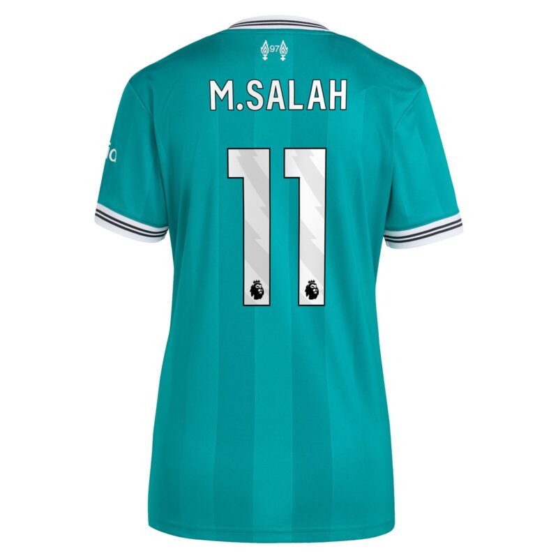 Liverpool adidas Third Shirt 2025-26 - Womens with M.Salah 11 printing