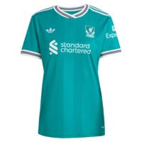 Liverpool adidas Third Shirt 2025-26 - Womens with Virgil 4 printing