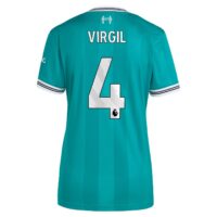 Liverpool adidas Third Shirt 2025-26 - Womens with Virgil 4 printing