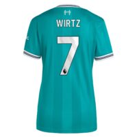 Liverpool adidas Third Shirt 2025-26 - Womens with Wirtz 7 printing
